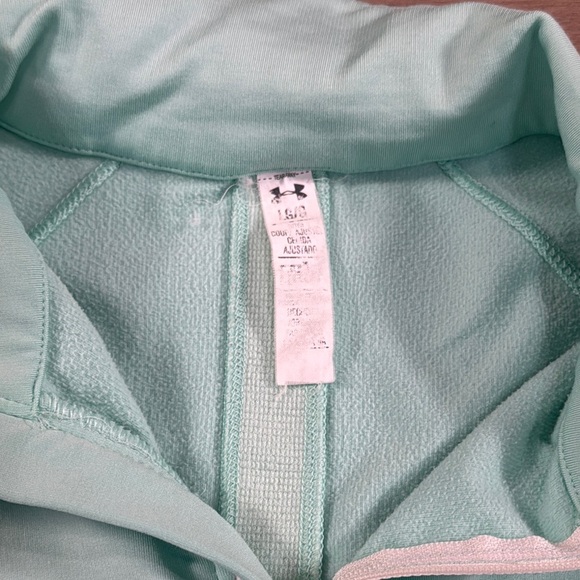 Under Armour Women’s Mint Green Half-Zip Pullover - Picture 6 of 11
